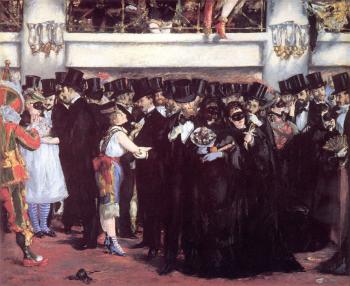 愛德華 馬奈 Masked Ball at the Opera 愛德華 馬奈 Masked Ball at the Opera